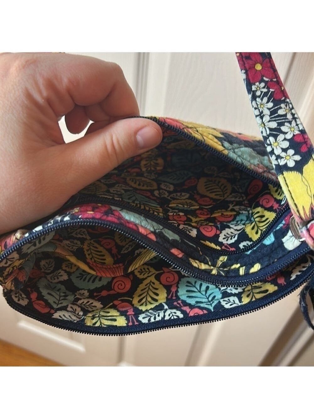 Vera Bradley small Floral clare Crossbody Bag boho y2k style - Picture 9 of 10